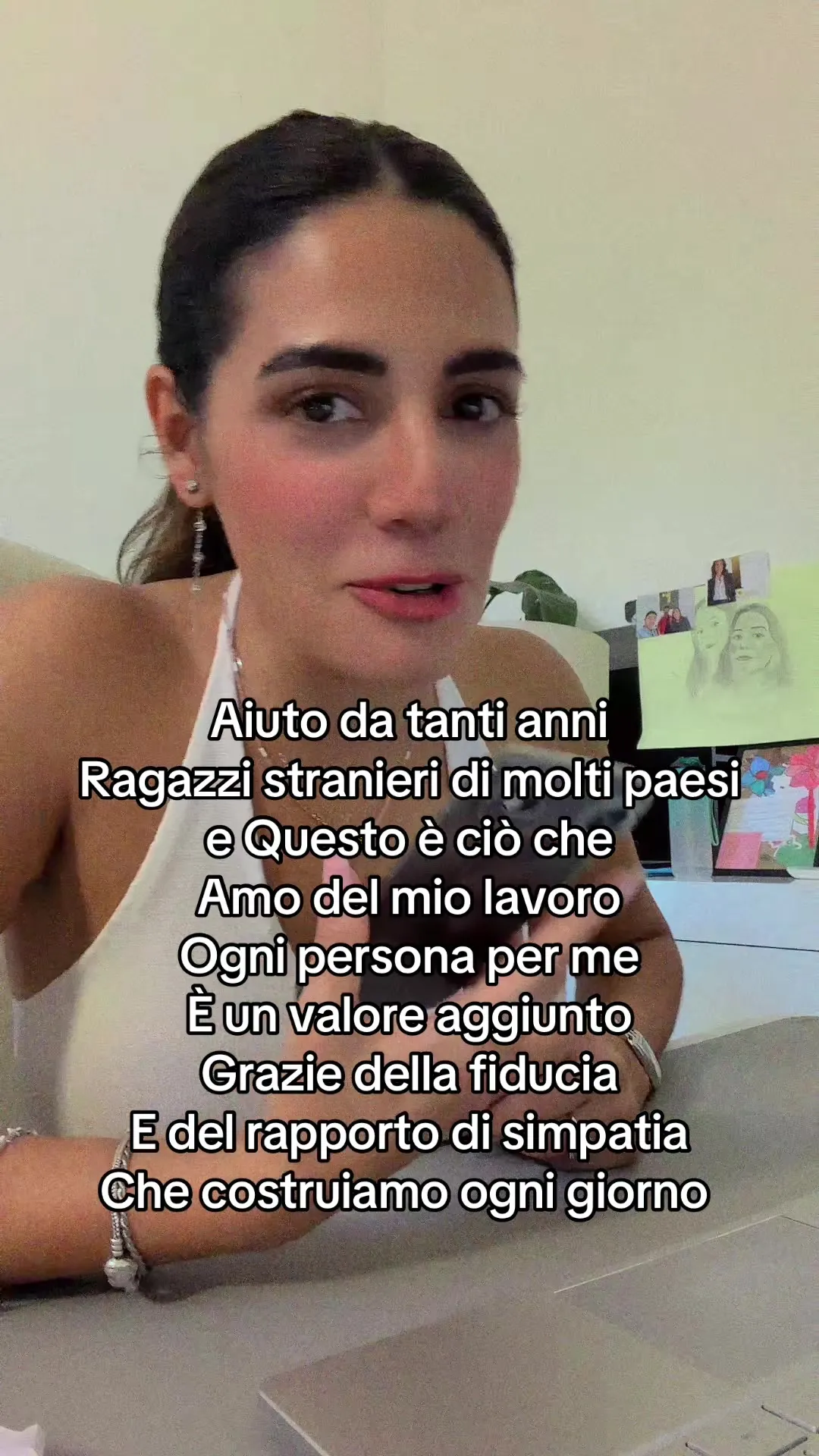 La Dott.ssa Elda Di Cosmo in un suo video